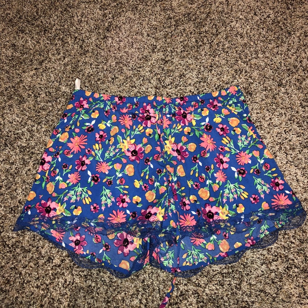 Blue Floral MINE Shorts